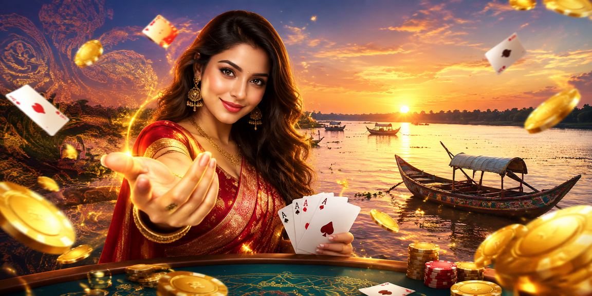 তিন পত্তি গেমে মজা নিচ্ছেন খেলোয়াড়
